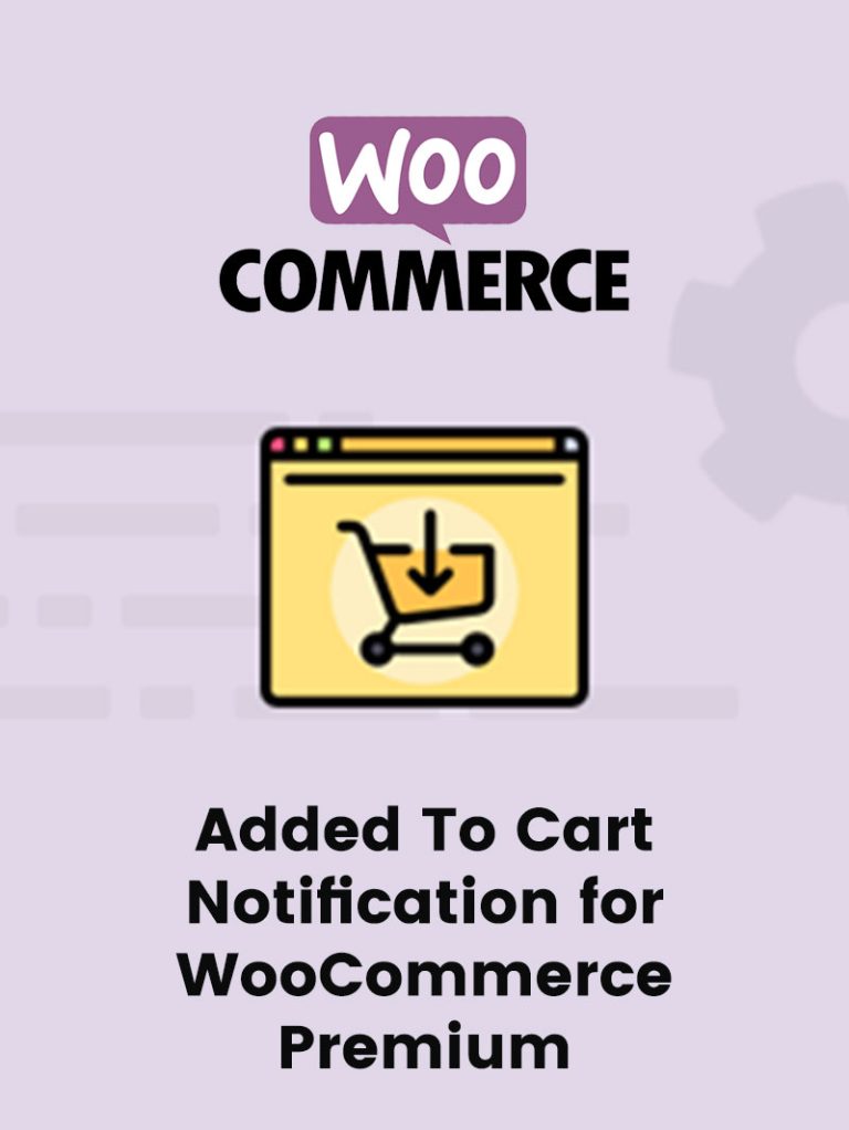 WPC Added To Cart Notification Premium Lisansı ve Kurulumu