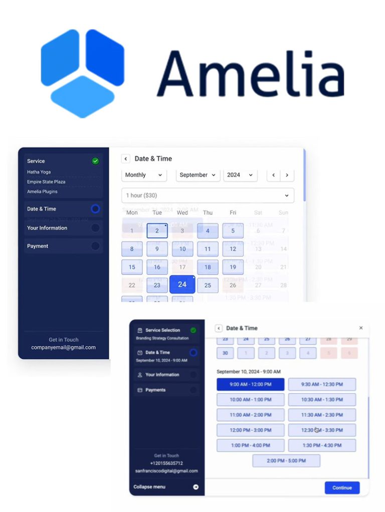 Amelia Booking Lisansı ve Kurulumu
