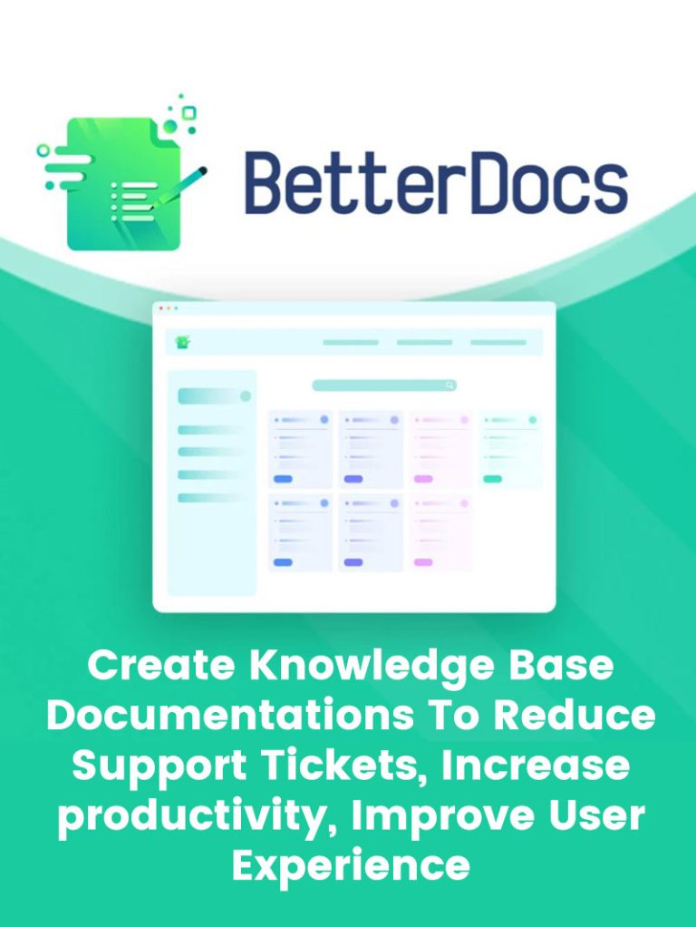 BetterDocs Pro Lisansı ve Kurulumu
