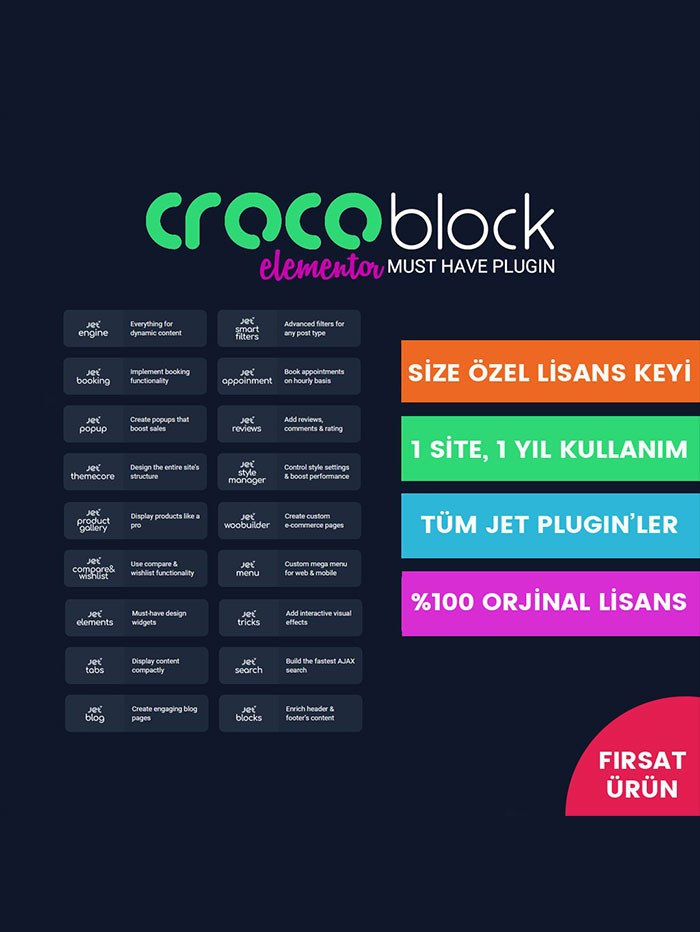 Crocoblock Lisansı ve Kurulumu