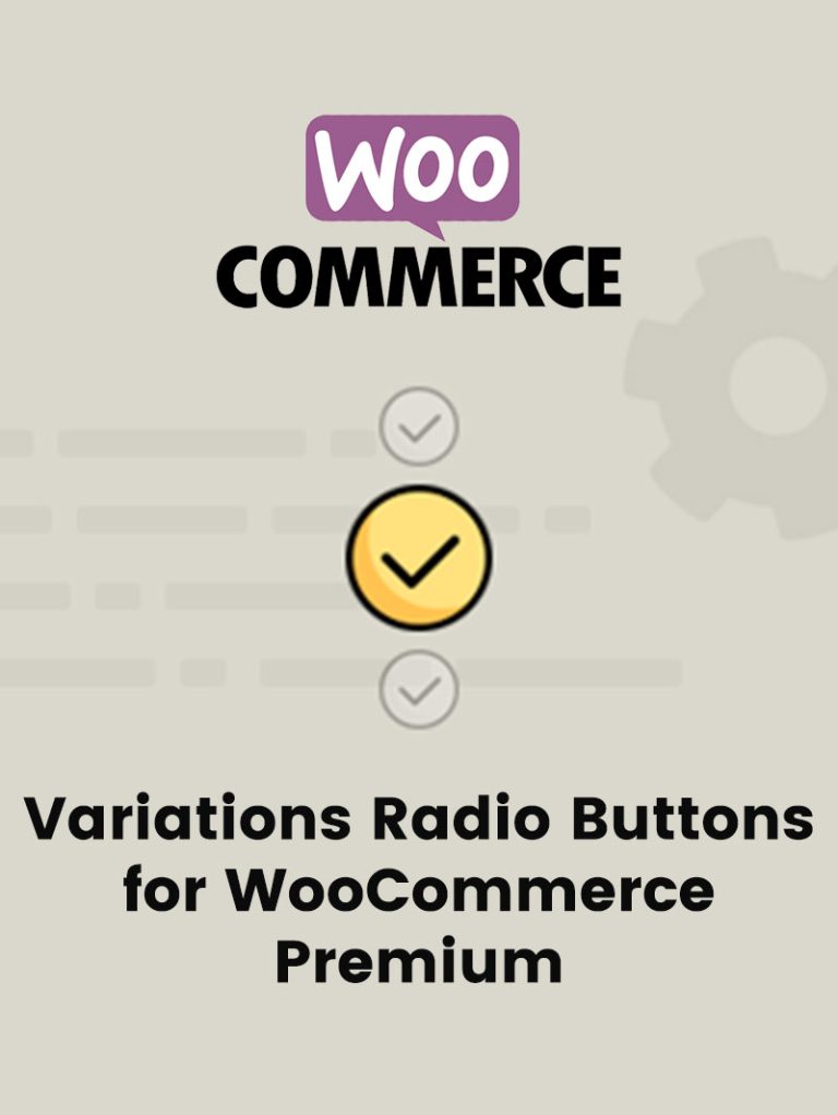 WPC Variations Radio Buttons Premium Lisansı ve Kurulumu