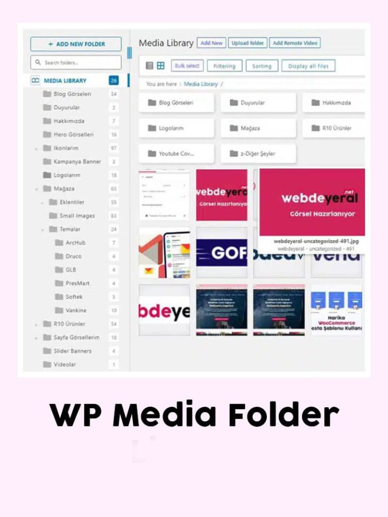 WP Media Folder Lisansı ve Kurulumu