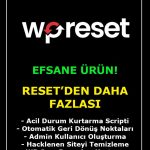 WP Reset Pro Lisansı ve Kurulumu