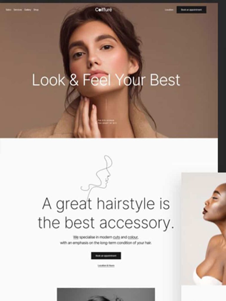 Coiffure Kuaför ve Berber WordPress Teması