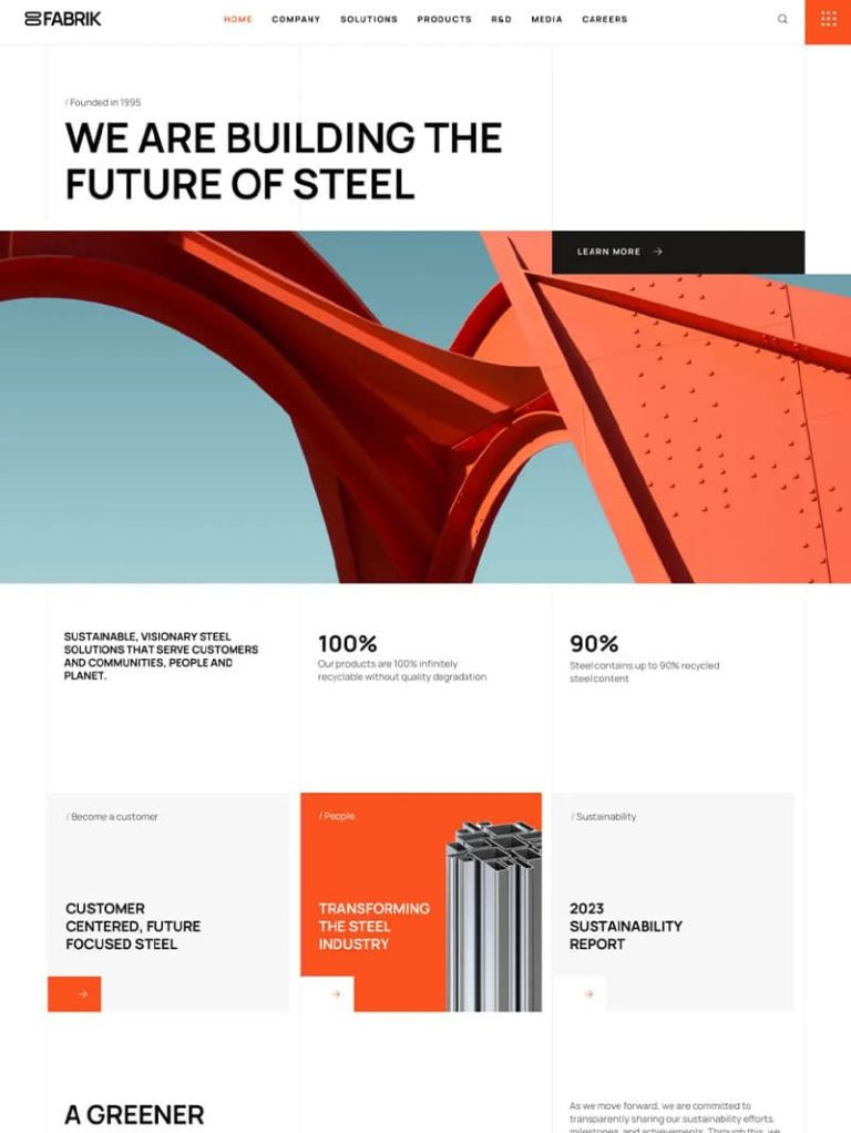 Fabrik Fabrika ve Endüstri WordPress Teması
