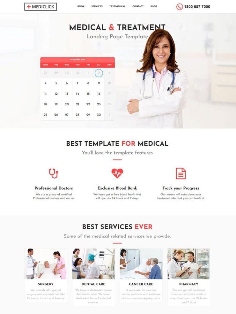 Mediclick Medikal WordPress Teması