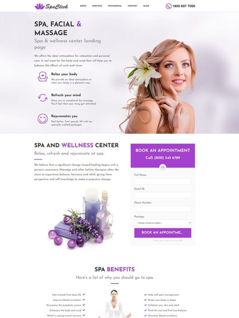 Mediclick Spa WordPress Teması