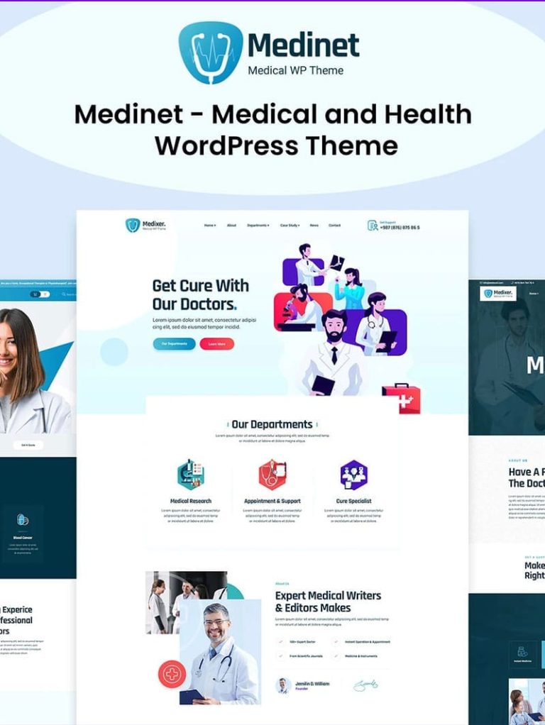 Medinet Sağlık WordPress Teması