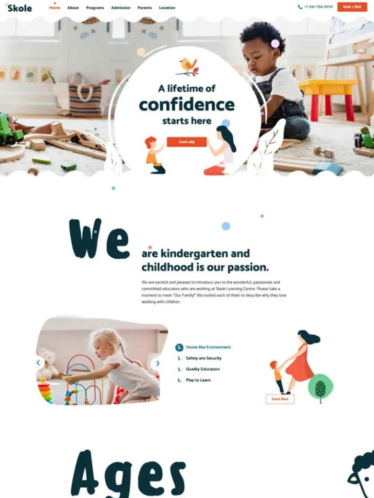 Skole Anaokulu WordPress Teması