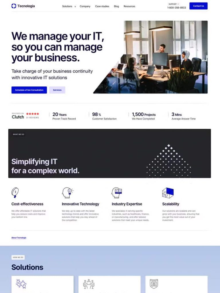 Tecnologia Teknoloji WordPress Teması