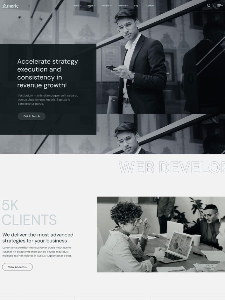 Americ Kurumsal WordPress Teması