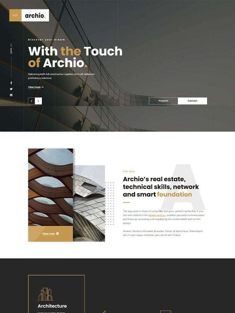 Archio İç Mimarlık WordPress Teması