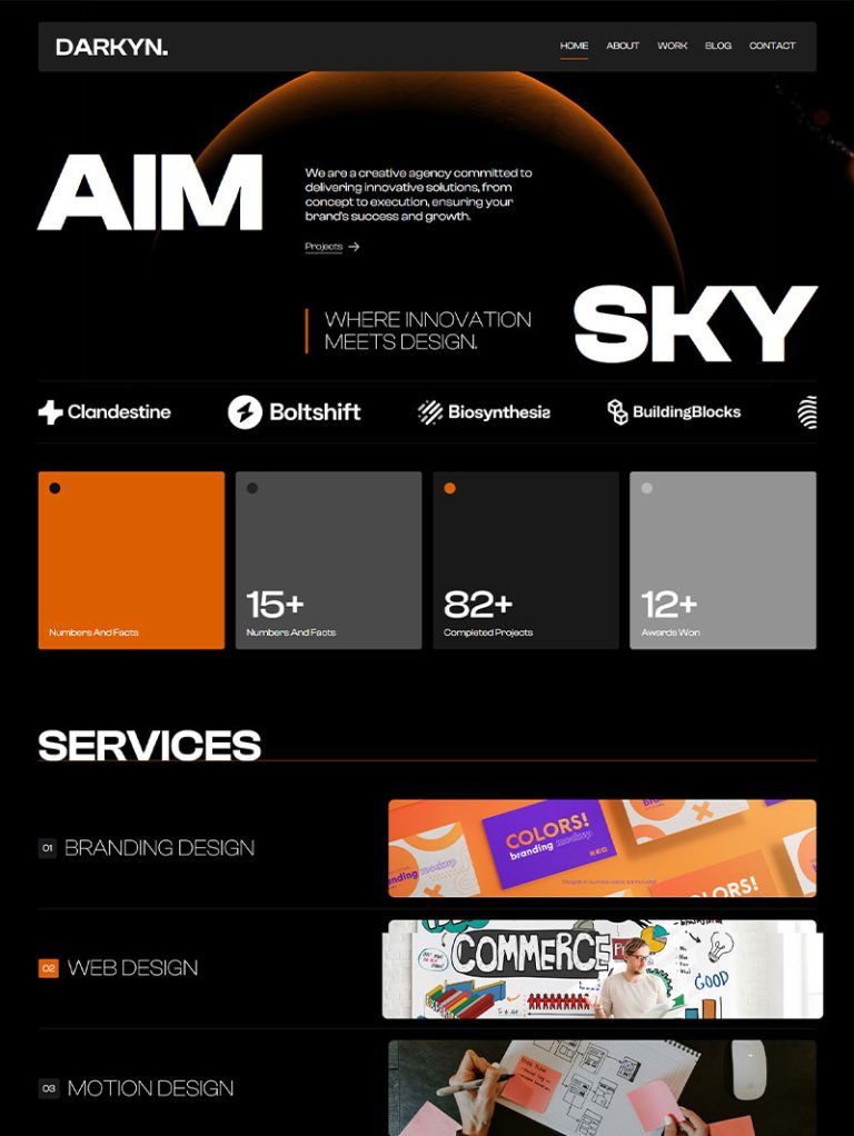 Darkyn Kreatif Ajans WordPress Teması