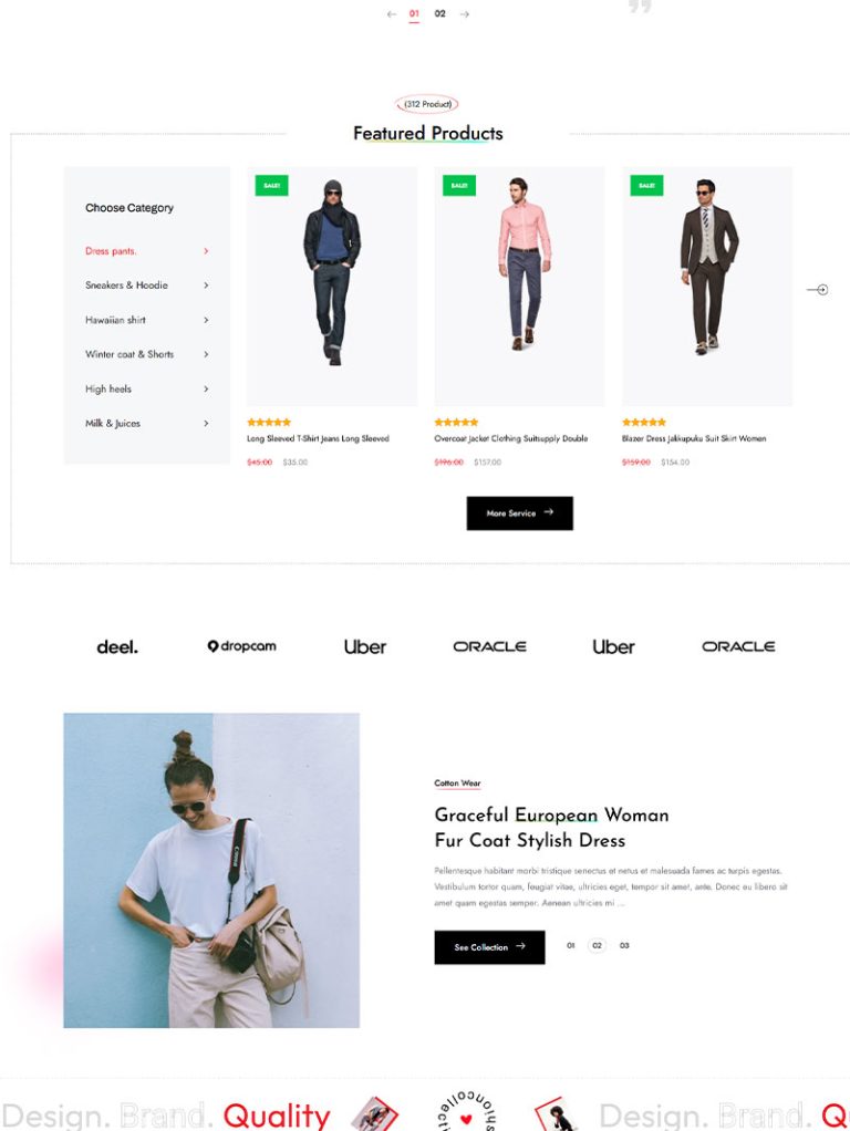 Flaxoc Moda ve Giyim Mağazası WordPress Teması