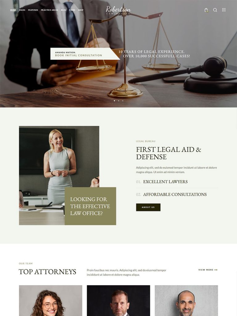 Law Office Hukuk Bürosu WordPress Teması