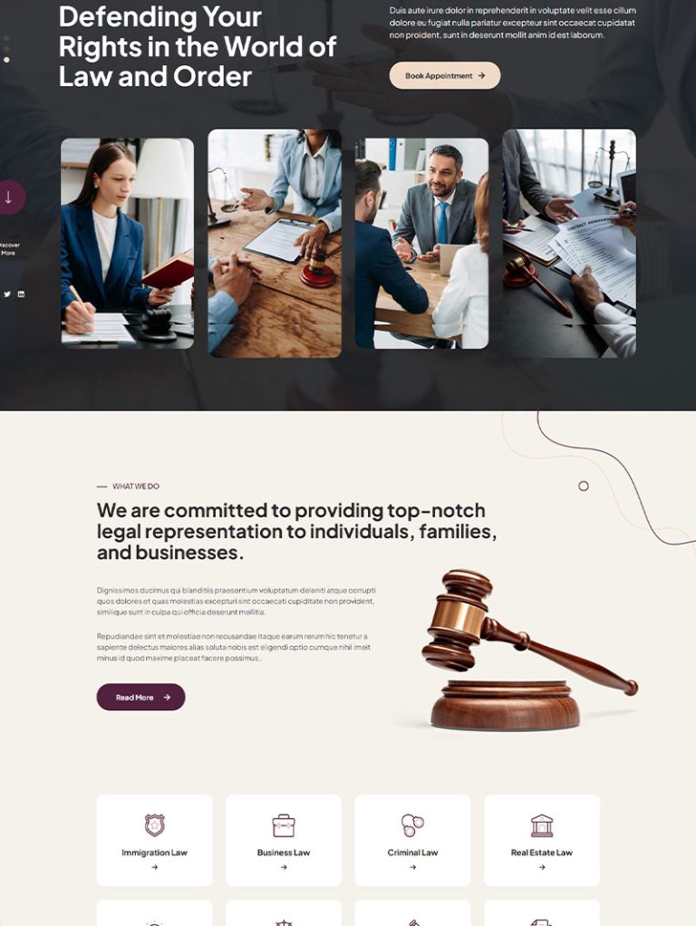 Lawfinity Hukuk Bürosu WordPress Teması