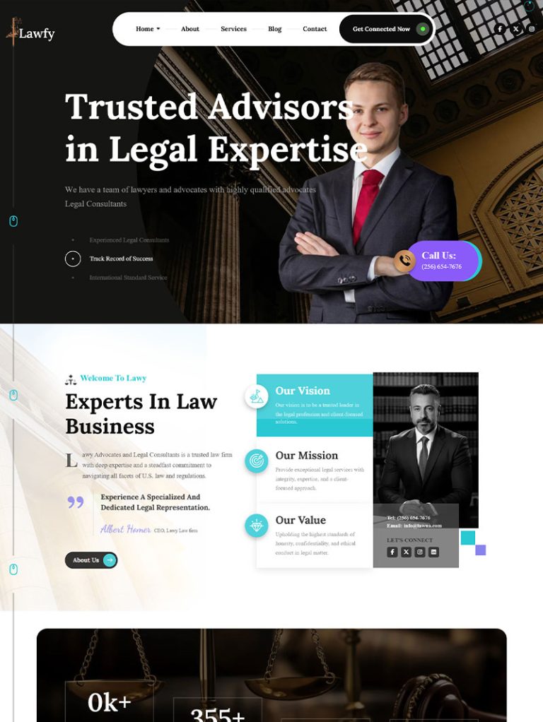Lawfy Hukuk Bürosu WordPress Teması