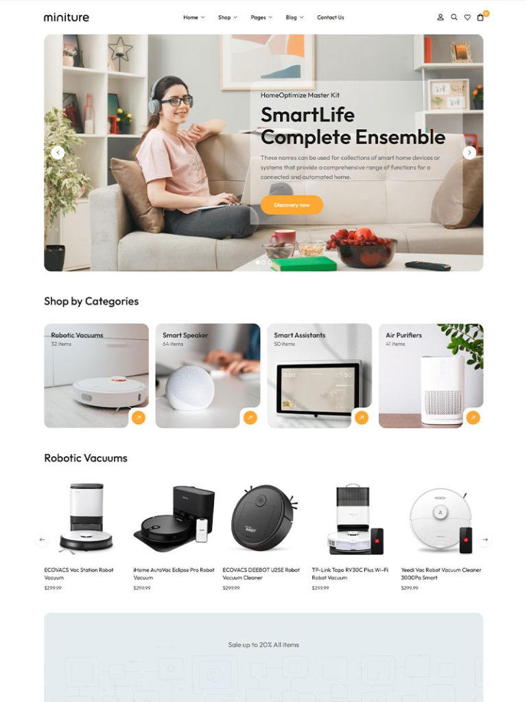 Miniture Mobilya E-Ticaret WordPress Teması