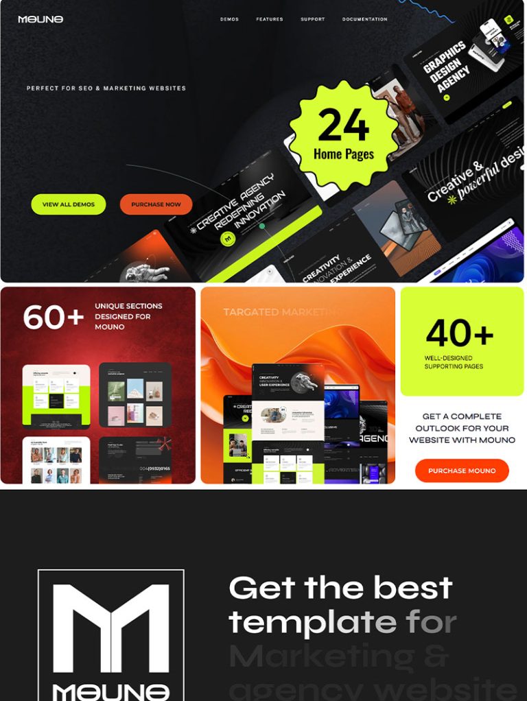 Mouno Dijital Ajans WordPress Teması