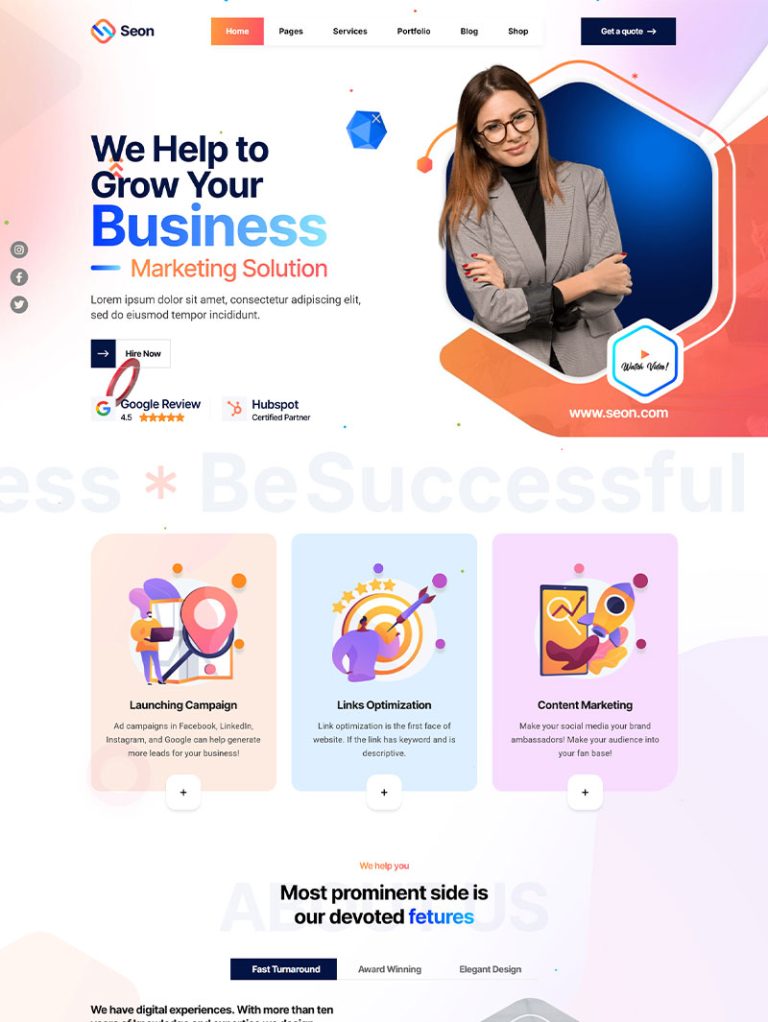 Seon SEO ve Dijital Ajans WordPress Teması