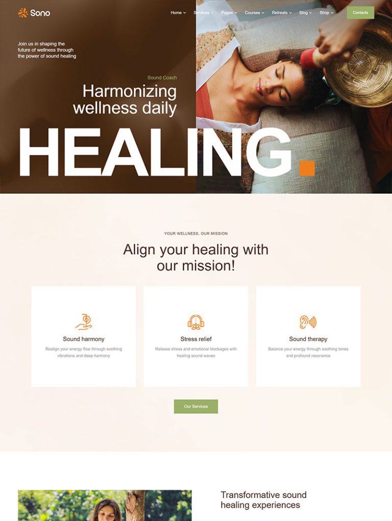 Sono Astroloji ve Meditasyon WordPress Teması