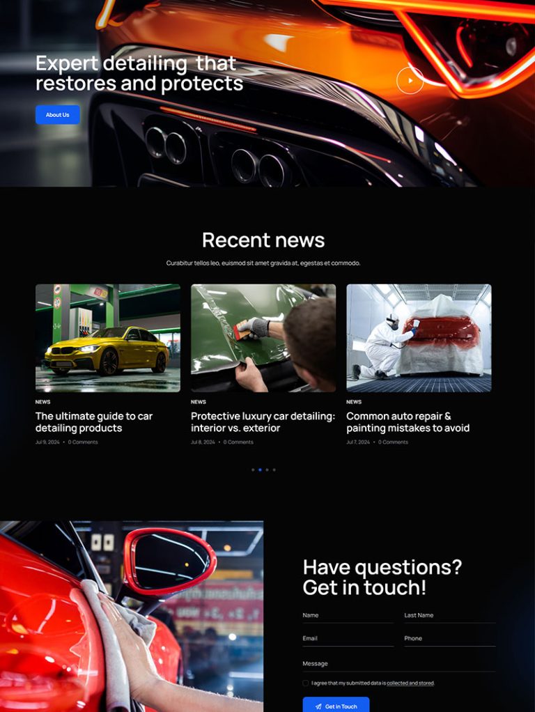 Tuning Oto Servis WordPress Teması