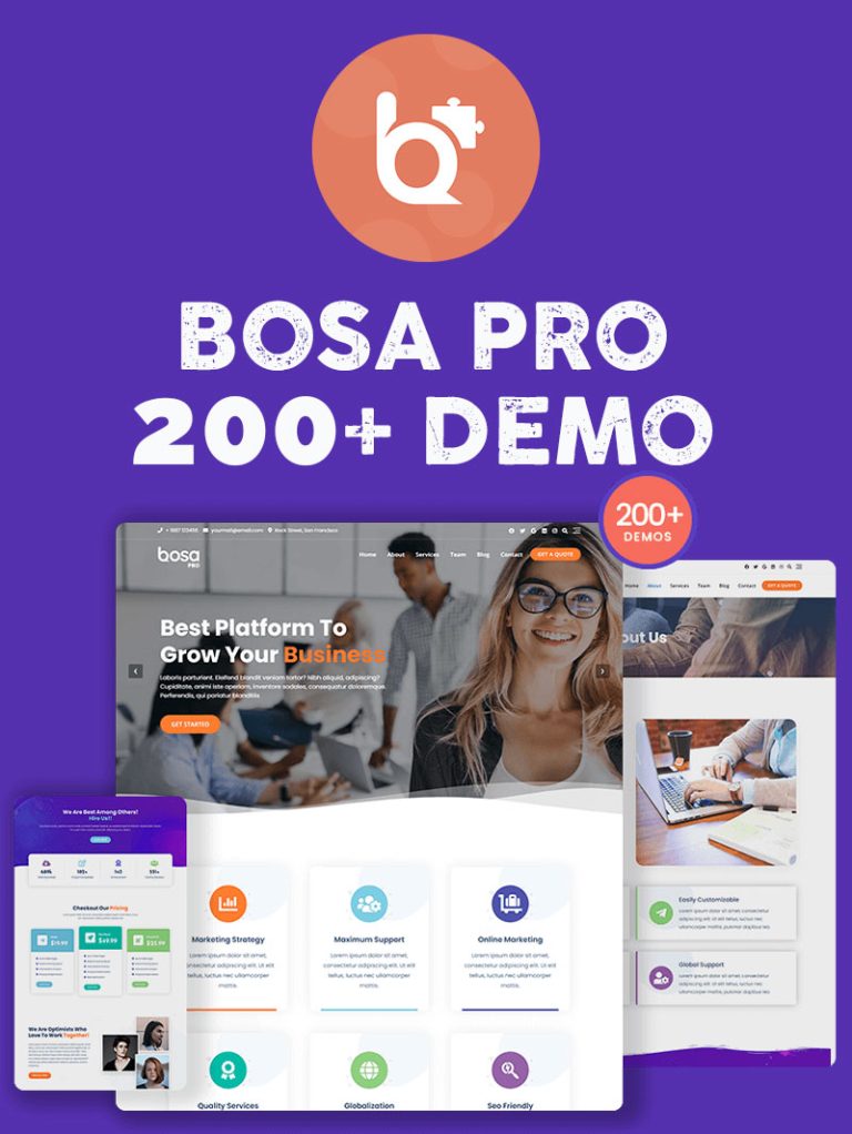 BOSA Pro Tema Lisansı ve Kurulumu